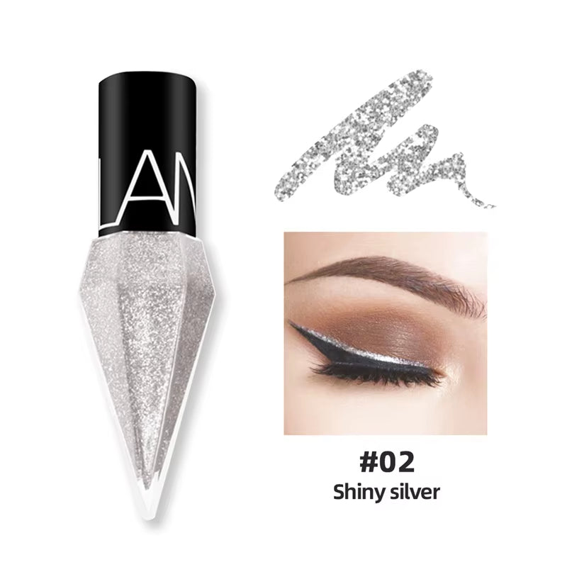 Liquid Glitter Eyeliner for Bold, Shimmering Eyes